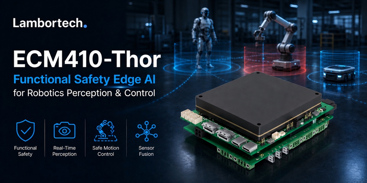ECM410-Thor Functional Safety Edge AI Platform for Robotics
